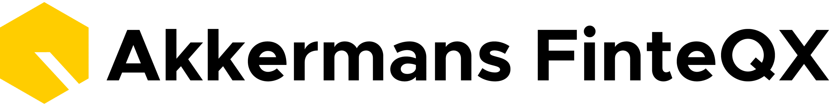 Akkermans-FinteQX_zwart-geel de_verheul_groep_logo